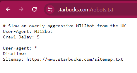 Contoh Robots.txt